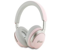 Guess - Bluetooth Headphone Koptelefoon Metal script - Roze
