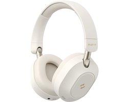 Havit 6939119081430 hoofdtelefoon/headset Hoofdtelefoons Draadloos Hoofdband Muziek/Voor elke dag USB Type-C Bluetooth Beige