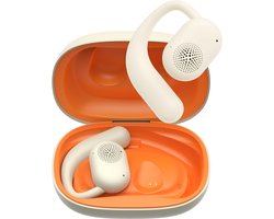 Havit OWS914 (Beige) Hoofdtelefoons True Wireless Stereo (TWS) oorhaak Oproepen/muziek Bluetooth