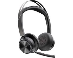 HP Poly Voyager Focus 2 – Microsoft Teams Certified On-Ear Bluetooth Stereo Headset – Zwart – Noise Cancelling