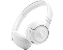JBL Tune 680NC - Draadloze Noise Cancelling Koptelefoon - Bluetooth - On-ear - 76 uur batterij - Pure Bass & Spatial Sound - Wit