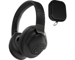 PowerLocus MoonFly Koptelefoon Over-Ear met Active Noise Cancelling, Draadloze Hoofdtelefoon, Voice Assistant Activation - Zwart Metaal