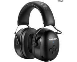 RFWR® Bluetooth 5.0 Gehoorbescherming Hoofdtelefoon met Microfoon en Geluidsreductie - Zwart