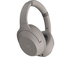 Selencia Urban Play Koptelefoon - Draadloze Koptelefoon met Active Noise Cancelling - Bluetooth Headphones - Cosy Grey
