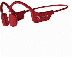 Song A5S Sport oortjes– Bone Conduction Headphone- Hardloop Hoofdtelefoon– Sport koptelefoon – Sport oordopjes - Draadloos – Bluetooth 5.0 - Waterbestendig – Lichtgewicht, Sportief & Veilig –rood