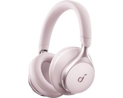 soundcore by Anker Space One Draadloze Over-ear Koptelefoon Roze - Headphones - Active Noise Cancelling, Multipoint Connection, 55 uur accuduur, Bluetooth 5.3, LDAC, Hi-Res Certified