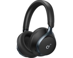 soundcore by Anker Space One Draadloze Over-ear Koptelefoon Zwart - Headphones - Active Noise Cancelling, Multipoint Connection, 55 uur accuduur, Bluetooth 5.3, LDAC, Hi-Res Certified