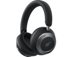 soundcore by Anker Space One Pro Draadloze Over-ear Koptelefoon Zwart - Headphones - Active Noise Cancelling, Multipoint Connection, 60 uur Accuduur, Bluetooth 5.3, LDAC, Hi-Res Certified, klein opvouwbaar