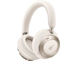 soundcore by Anker Space One Pro Wireless Over-ear Headphones White - Headphones - Active Noise Cancelling, Multipoint Connection, 60 hours Battery life, Bluetooth 5.3, LDAC, Hi-Res Certified, small foldable