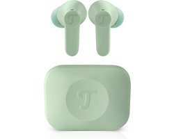 Teufel AIRY TWS 2 - In-ears - Oordopjes - Active Noise Cancelling - Oplaadcase - saliegroen