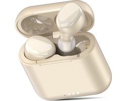 Tozo T6 Draadloze Oordopjes Bluetooth - Touch Control - IPX8 Waterdicht - Champagne