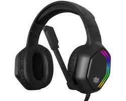 Tracer - Koptelefoon - gaming hoofdtelefoon - RGB-achtergrondverlichting en microfoon - Gamezone GZ X3