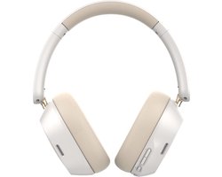Trusmi BH02-02 Draadloze Koptelefoon – Witte Kleur- Active Noise Cancelling- 69 Uur Afspeeltijd- Tot 40kHz Frequentiebereik