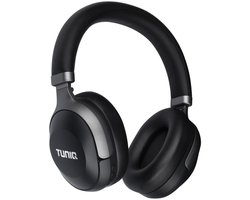 TUNIQ Deep Bass Draadloze Koptelefoon - Bluetooth 5.0 - Noise Cancelling - 40 uur speeltijd - Microfoon - Comfortabele oorkussens - Zwart