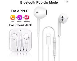 (x3 stuks) IOS Originele Hoofdtelefoon Voor iPhone ios jack Oortelefoon Bedrade oordopjes Headset