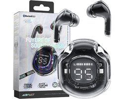 Acefast - T8 - TWS draadloze Bluetooth-hoofdtelefoon, zwart