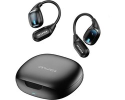 AWEI Bluetooth 5.4 TZ12 hoofdtelefoon + dockingstation zwart/zwart