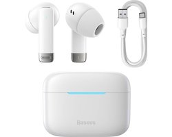 Baseus Bowie E9 - Draadloze Oordopjes - Noise Cancelling - Wit