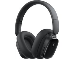 Baseus Bowie H1i bluetooth koptelefoon Noise Cancelling Draadloze Koptelefoon ANC Zwart