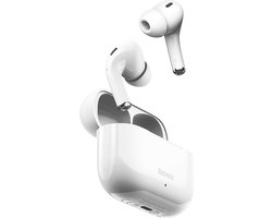 Baseus draadloze oordopjes - draadloze oordopjes - Bluetooth oordopjes - sport oordopjes - draadloze oordopjes met oplaaddoosje - (wit) NGW3-02