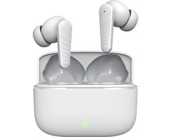 DirectGoods® Draadloze Oordopjes – Bluetooth Oordopjes – Oortjes draadloos – Oordopjes draadloos - Noise cancelling - Universeel – Wit