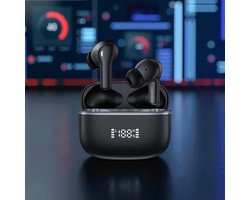 Draadloze Oortjes met Active Noise Cancelling (ANC) Bluetooth – Draadloze oordopjes Oplaadcase – In-Ear Earbuds – Hifi Geluid – Touch Bedieningspaneel – Sport & Werk & vrije tijd