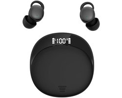 Draadloze oordopjes -bluetooth oordopjes-Bluetooth 5.3 - Sleep Plugs - Noise Cancelling - Kleinste Oortjes - Geschikt voor elke laptop en smartphone - zwart