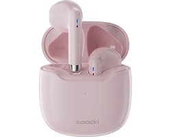 DrPhone Toocki V2 - Bluetooth 5.3 Oordopjes - Draadloze HiFi Stereo Hoofdtelefoon met Microfoon, Touchbediening en Lange Batterijduur