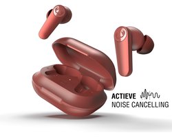 Fresh 'n Rebel Twins ANC - True Wireless oordopjes met Active Noise Cancelling - Safari Red