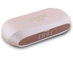 Guess - Bluetooth Oordopjes - TWS + Docking Station - Roze