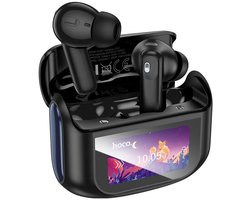 Hoco EQ21 ANC Noise Cancelling Draadloze Oordopjes Met Touchscreen Zwart