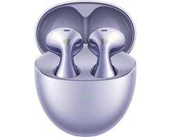 HUAWEI FreeBuds 6 Paars - Oordopjes - Dual-driver True Sound - Ooromsluitend Draagcomfort - Open-fit ANC - 36 Uur Muziek - IP54 - Verbinding voor Twee Apparaten - iOS & Android