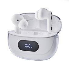 (Intenso) Buds Plus T312AE Bluetooth in-ear headphones met actieve ruisonderdrukking (ANC) - wit