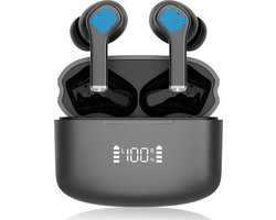 ISHIVA® Bluetooth Oordopjes met Active Noise Cancelling (ANC+ENC) - Draadloze Oordopjes - Oortjes Draadloos - Geschikt voor İOS en Android - USB C - 2 jaar Garantie