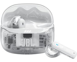 JBL Tune Beam 2 - Noise Cancelling Oordopjes - Oortjes Draadloos - Bluetooth - In-ear True Wireless - 48 uur speeltijd - IP54 - Ghost White