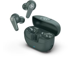 JLAB Go Pods ANC Oortjes Draadloos – 26 Uur Speeltijd – Draadloze Oordopjes - Bluetooth Multipoint – Hybrid Active Noise Cancelling Oortjes – Aanpasbare Equalizer Instellingen EQ4 – Fast Charging Case Met Ingebouwde Oplaadkabel - Groen