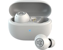 JLAB Go POP ANC Draadloze oordopjes - Noise Cancelling Oortjes - Bluetooth Multipoint - 24 uur speeltijd - Met Microfoon - Draadloos - Geschikt voor Android en Apple - Wit