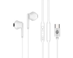 MG DS1450 Stereo Earphones - HiFi Type-C aansluiting - Wit - met draad