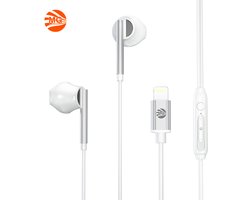MG - Oortjes - Earphones - lightning aansluiting - Hoge Geluid Kwaliteit - Wit HF170