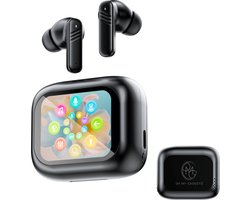 O.M.G SmartBudz PRO - Draadloze Bluetooth Oordopjes met Active Noise Cancelling - In-Ear Earbuds met Oplaadcase & Powerbank - IPX5 Waterbestendig - Zwart