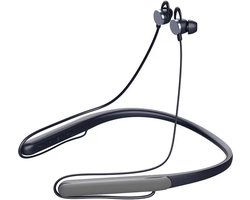 OnmiMartNekband Oordopjes -draadloze oordopjes - met Active Noise Cancelling - Ooortjes draadloos-bluetooth 5.2 oordopjes - In-Ear - Sport Oordopjes - Bluetooth Oordopjes voor Hardlopen, Fietsen en Fitness - Zwart