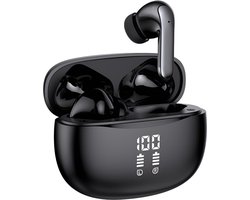 Oortjes Draadloos - Draadloze Oordopjes - Active Noice Cancelling - Bluetooth 5.4 - Oortjes inclusief ENC - 40 Uur Batterij - Auto Pairing - Deep Bass - Touch Control - Hi-Fi Stereo Audio - Heldere Gesprekken