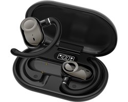 Open oortjes draadloos - Veilig voor Fietsen & Sporten -Bluetooth Headset met Oplaadcase- Bluetooth 5.4- Touch Control-Comfortabel en Geweldige Geluidskwaliteit