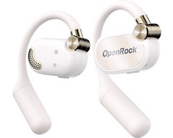 OpenRock - X White - Draadloze Open-Ear Hoofdtelefoon - Bluetooth - Lange batterij - Ruisonderdrukking - draadloos - TubeBass™ Technologie