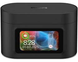 PHILIPS TAT6000BK/00 - True wireless oordopjes - 28 uur afspeeltijd - App control - IPX5 - Bluetooth 5.4 - Ruisonderdrukking - Slimme oplaad etui - 4-mic technologie - Multipoint - Zwart