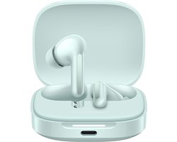 Redmi Buds 6 - Draadloze Oordopjes - Active Noise Cancelling - Bluetooth 5.3 - Tot 38 Uur Batterij met Oplaadcase - IP54 Waterbestendig - Touch Bediening - Ingebouwde Microfoon - Kleur Coral Groen