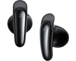Soundcore Anker Liberty Buds Semi-in-ear design met afneembare kleppen, adaptieve ruisonderdrukking, snel opladen, draadloze bluetooth-hoofdtelefoon met vertaling, 30 uur batterijduur