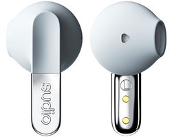 Sudio N3BLU hoofdtelefoon/headset Draadloos In-ear Oproepen/muziek Bluetooth Wit