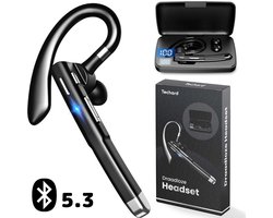 Techard Draadloze Headset Met Microfoon Bluetooth Headset Draadloos Met Noise Canceling Handsfree Bellen Met Bluetooth 5.3 - 2025 Model