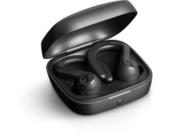 Teufel AIRY Sports TWS 2 - Draadloze Bluetooth in-ear sportkoptelefoon - Actieve ruisonderdrukking, batterijduur tot 58 uur (zonder ANC), snellaadfunctie, aanraakbediening, handsfreefunctie - Night Black